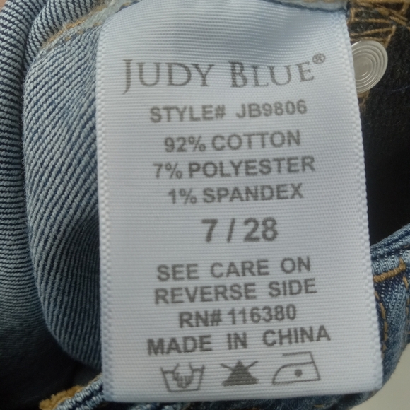 Judy Blue Maternity Jeans Women's Size 7/28 Skinny Fit Ankle - Picture 4 of 9